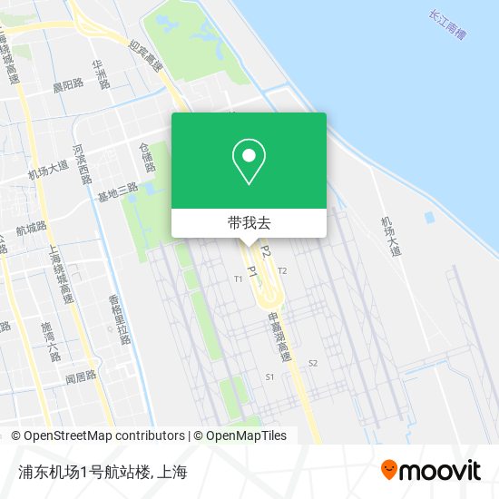 浦东机场1号航站楼地图