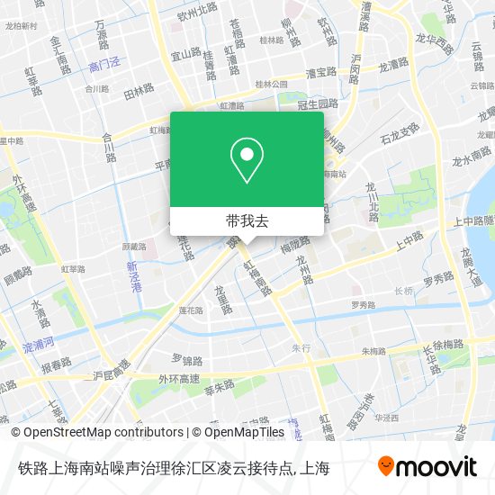 铁路上海南站噪声治理徐汇区凌云接待点地图