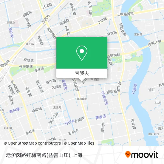 老沪闵路虹梅南路(益善山庄)地图
