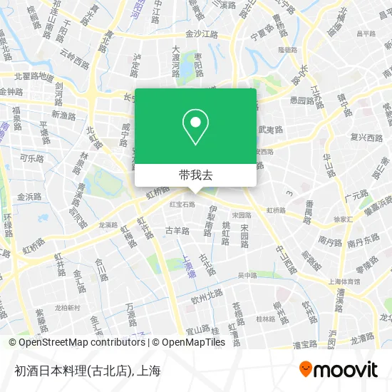 初酒日本料理(古北店)地图