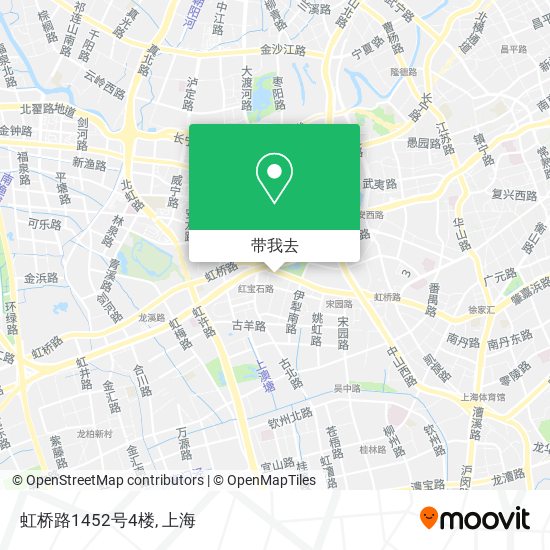 虹桥路1452号4楼地图