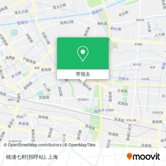 桃浦七村(招呼站)地图