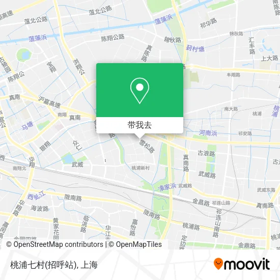 桃浦七村(招呼站)地图