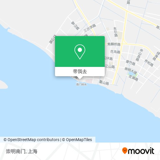 崇明南门地图