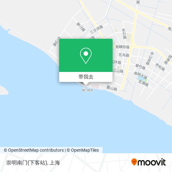 崇明南门(下客站)地图