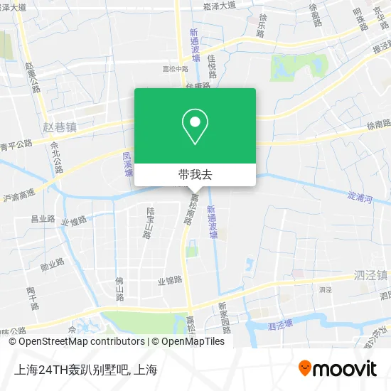 上海24TH轰趴别墅吧地图