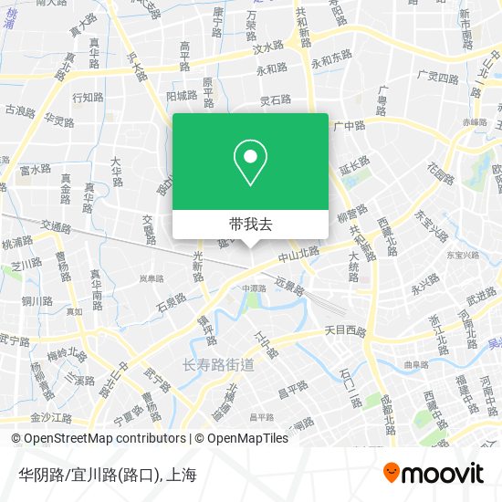 华阴路/宜川路(路口)地图