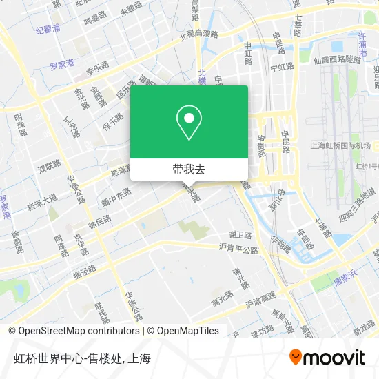 虹桥世界中心-售楼处地图