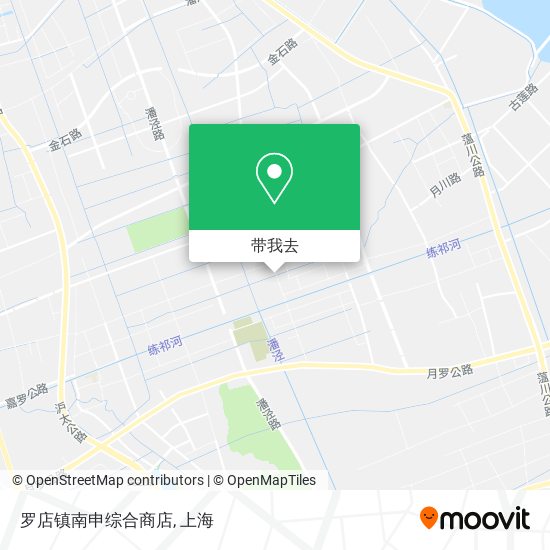 罗店镇南申综合商店地图