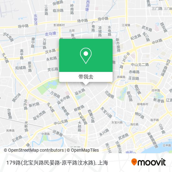 179路(北宝兴路民晏路-原平路汶水路)地图