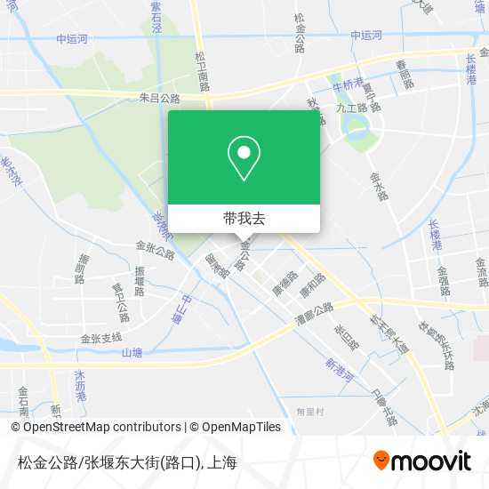 松金公路/张堰东大街(路口)地图
