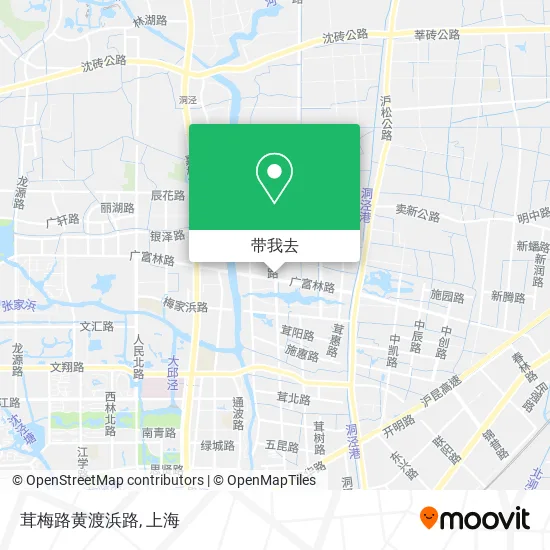 茸梅路黄渡浜路地图