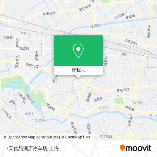 7天优品酒店停车场地图