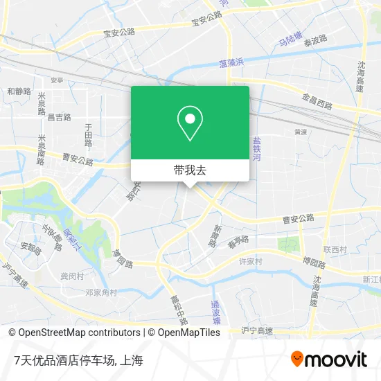 7天优品酒店停车场地图
