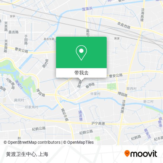 黄渡卫生中心地图