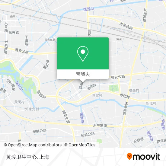 黄渡卫生中心地图