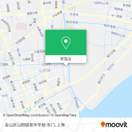 金山区山阳镇老年学校-东门地图