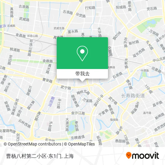 曹杨八村第二小区-东1门地图