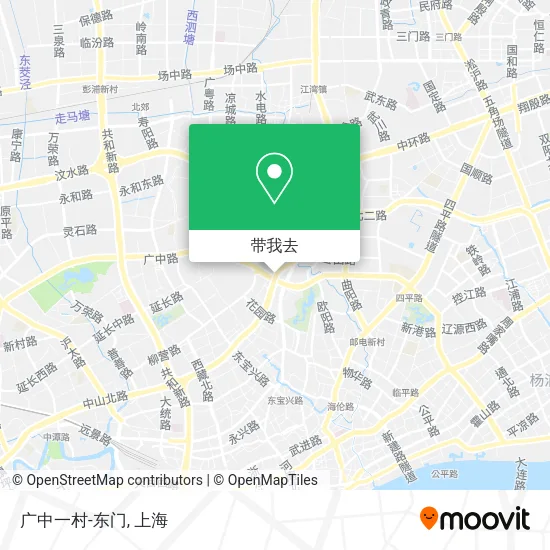 广中一村-东门地图