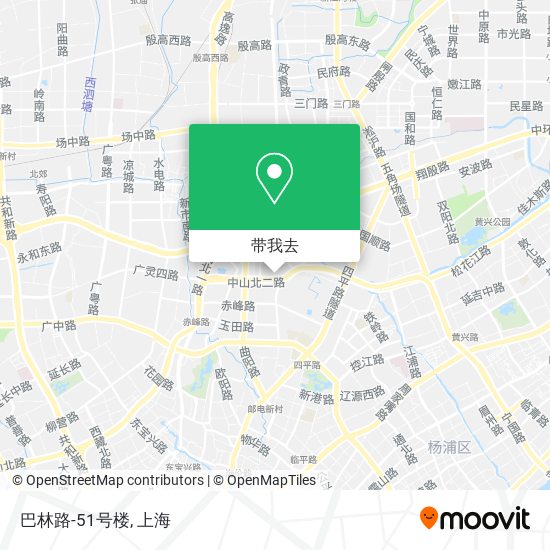 巴林路-51号楼地图