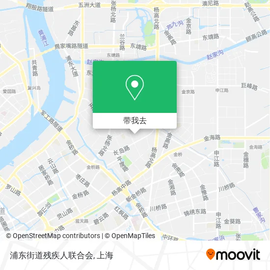浦东街道残疾人联合会地图