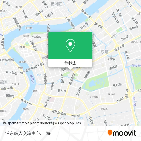 浦东韩人交流中心地图
