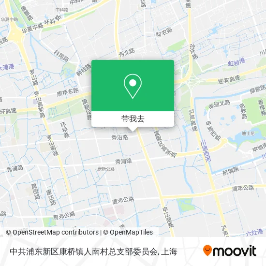 中共浦东新区康桥镇人南村总支部委员会地图