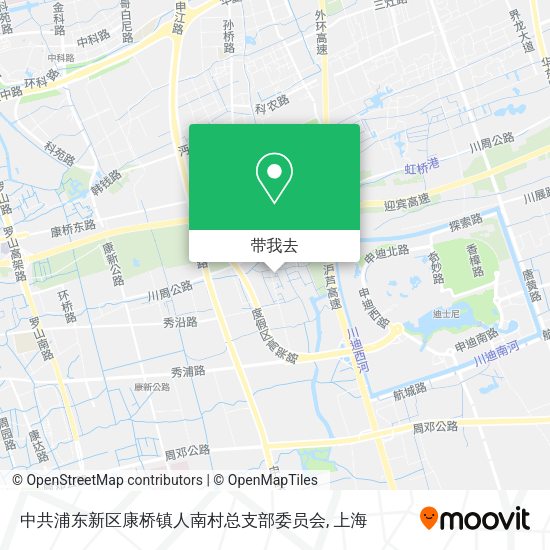 中共浦东新区康桥镇人南村总支部委员会地图