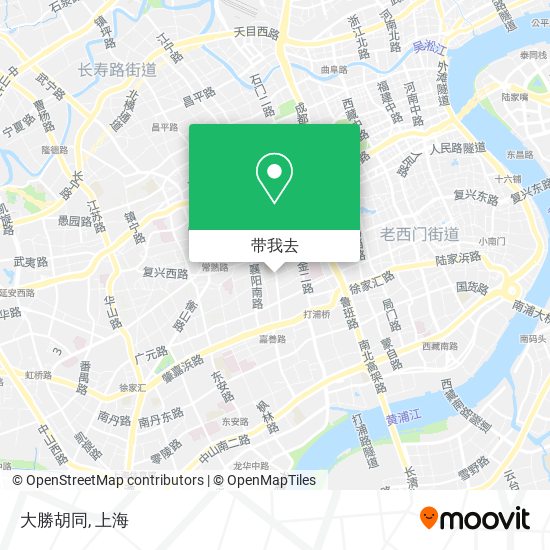 大勝胡同地图