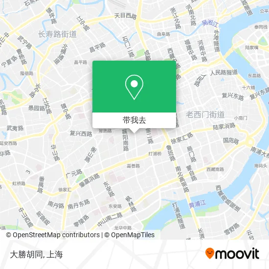 大勝胡同地图