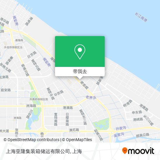 上海亚隆集装箱储运有限公司地图