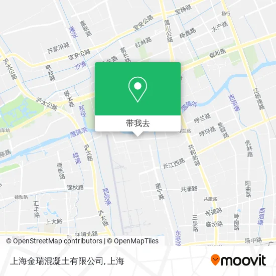 上海金瑞混凝土有限公司地图