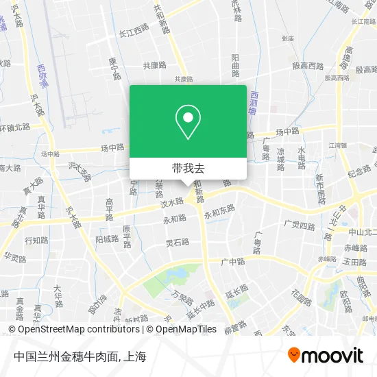 中国兰州金穗牛肉面地图
