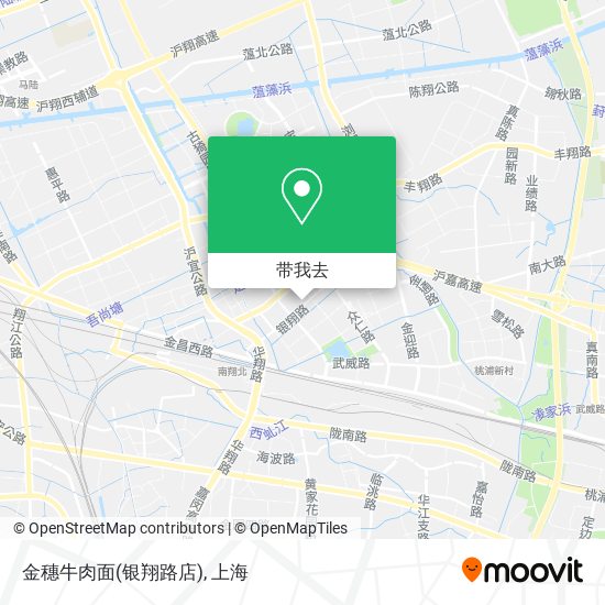 金穗牛肉面(银翔路店)地图