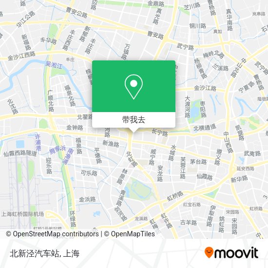 北新泾汽车站地图