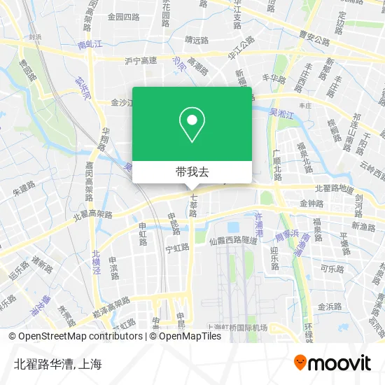 北翟路华漕地图
