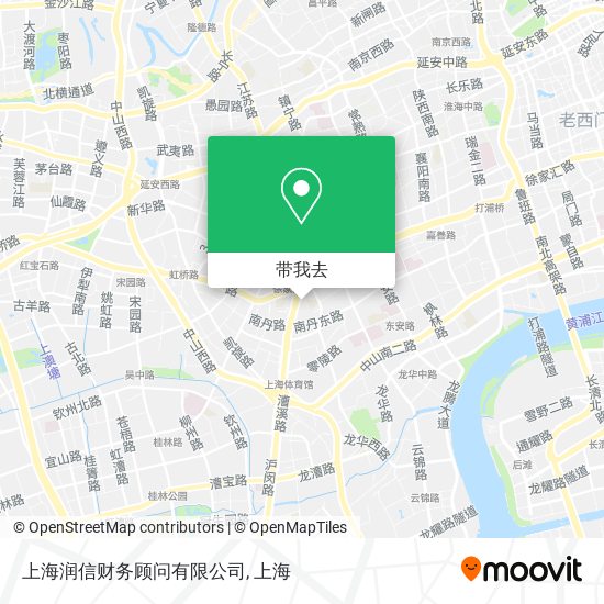 上海润信财务顾问有限公司地图