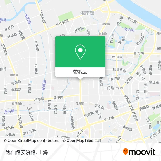 逸仙路安汾路地图