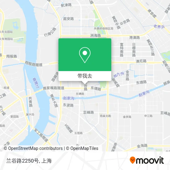 兰谷路2250号地图