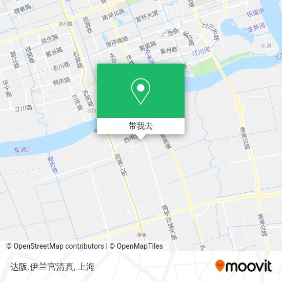 达阪.伊兰宫清真地图