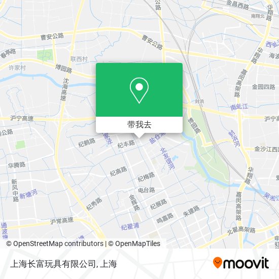 上海长富玩具有限公司地图