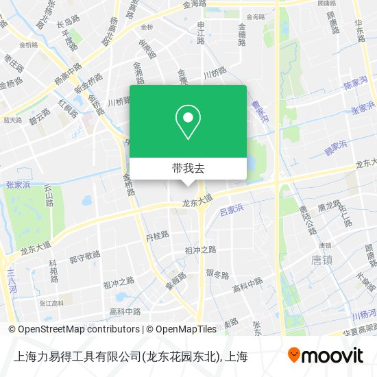 上海力易得工具有限公司(龙东花园东北)地图