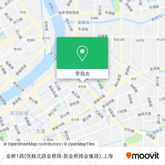 金桥1路(张杨北路金桥路-新金桥路金豫路)地图