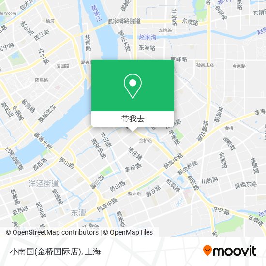 小南国(金桥国际店)地图