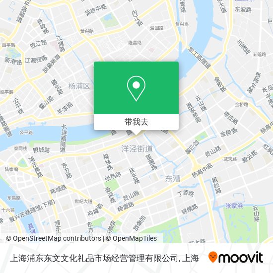 上海浦东东文文化礼品市场经营管理有限公司地图