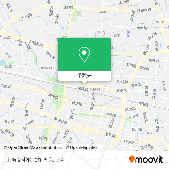上海文彬轮胎销售店地图