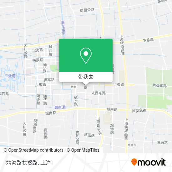 靖海路拱极路地图