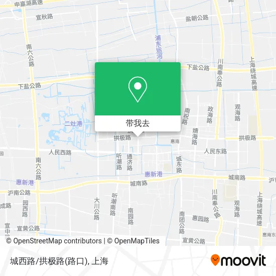 城西路/拱极路(路口)地图