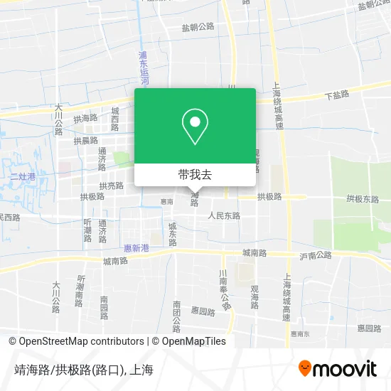 靖海路/拱极路(路口)地图