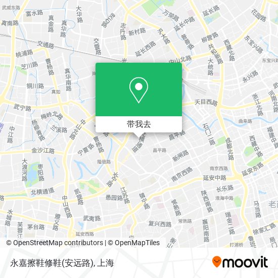 永嘉擦鞋修鞋(安远路)地图